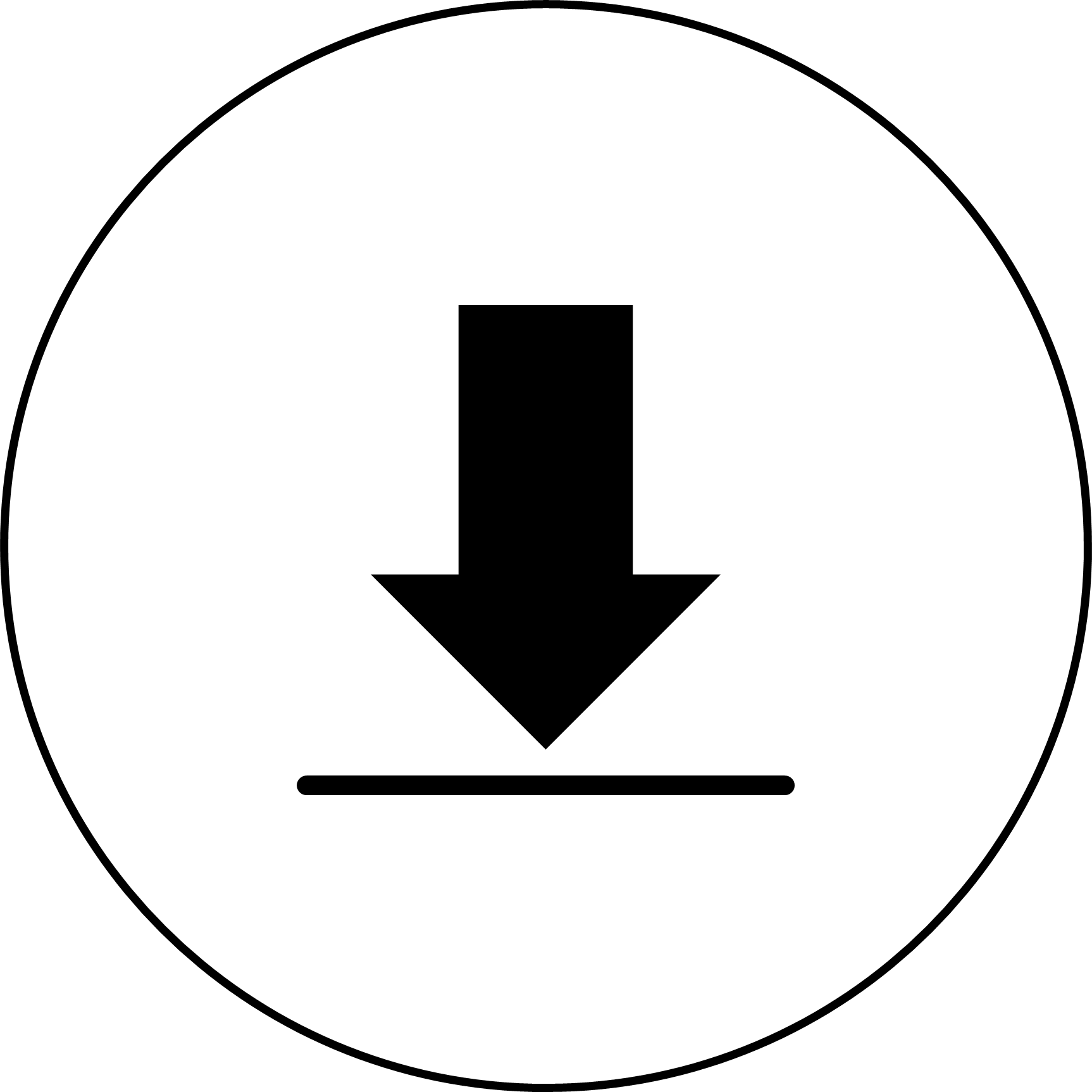 Icon Downloadsymbol