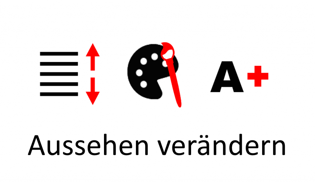 Aussehen verändern